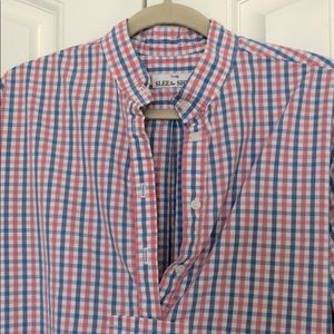Like New!! The Sleep Shirt in pink plaid